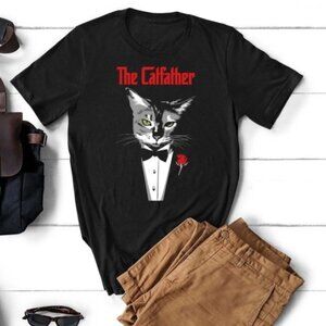 The Catfather Shirt, Cat Dad T-Shirt, Cat Dad Gift, Funny Cat Lovers Shirt